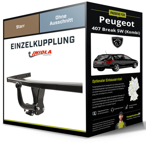 Starre anhängerkupplung für - starre,