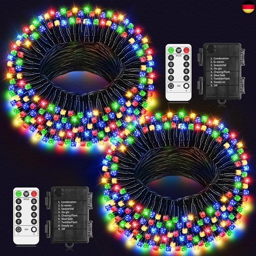 2x100 led lichterkette außen - 2x100,