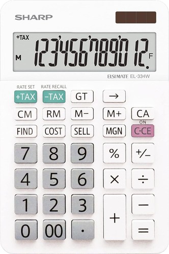 Sharp tischrechner 334w - sharp, el-334w