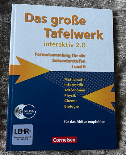 Cornelsen das große - das, tafelwerk
