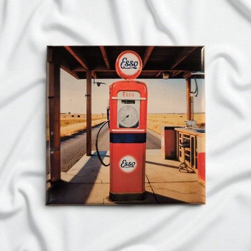 Esso alte zapfsäule - zapfsäule, retro