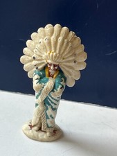 Indianer Federhaube Häuptling in Decke blau BRITAINS/HERALD 1960er England