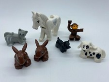 Lego Duplo 7 Tiere Pferd Katze