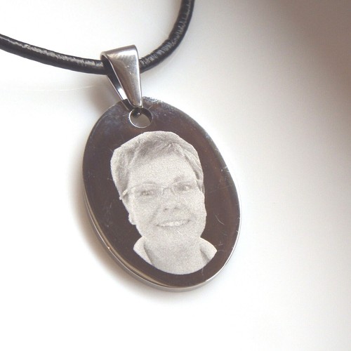 Gravur anhänger silber oval - gravur,