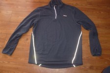 Herren Sport-Shirt Gr. XXL grau Reissverschluss NICO Sports Radfahren, Laufen, …