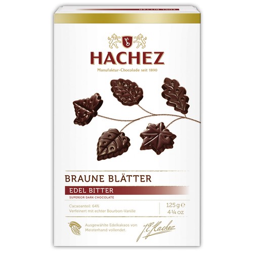 Hachez braune blaetter edel - hachez,