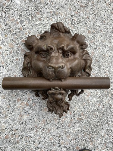 Bronze türgriff löwe - türgriff,