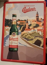 Budweiser Bier Blechschild