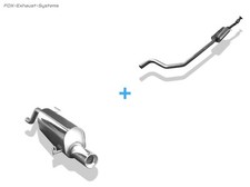 Stainless steel sport exhaust