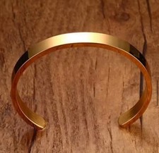 6 mm Gold Vergoldet Edelstahl