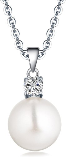 Perlenkette silber 925 - perlenkette, mit