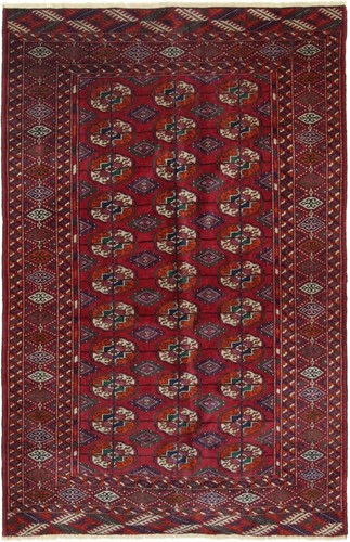 Teppich handgeknüpft turkmann - teppich,