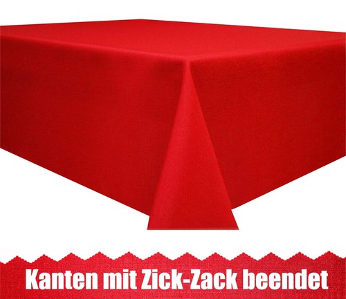 Tischdecke leinenoptik - tischdecke,