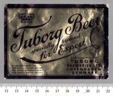 Dänisches Bieretikett -