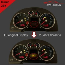 Audi TT 8N FIS 1/2 Display MFA Pixelfehler Reparatur Tacho Kombiinstrument