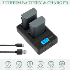 2X Akku Für Canon NB-2L NB-2LH EOS 350D 400D PowerShot G9 G7 S70 S80 + Ladegerät