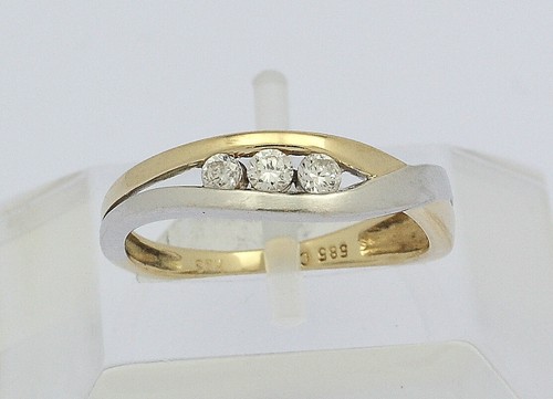 Ring 14 kt 14k 585 - ♦♦, in