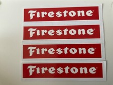 4x Firestone Decals -