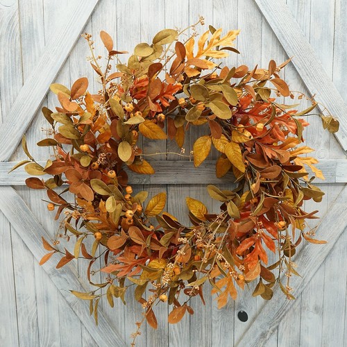 Künstlicher herbstkranz - künstlicher,