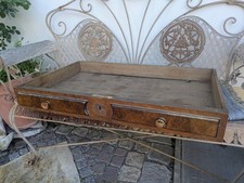 Grosse alte Schublade um 1900 verziert sehr dekortiv 83x51x10 cm