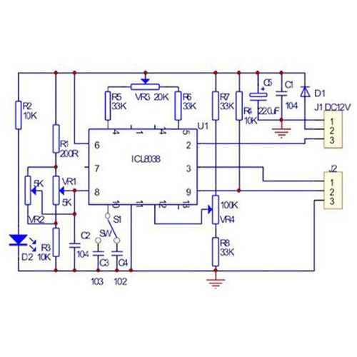 Icl8038 signalgenerator - icl8038,