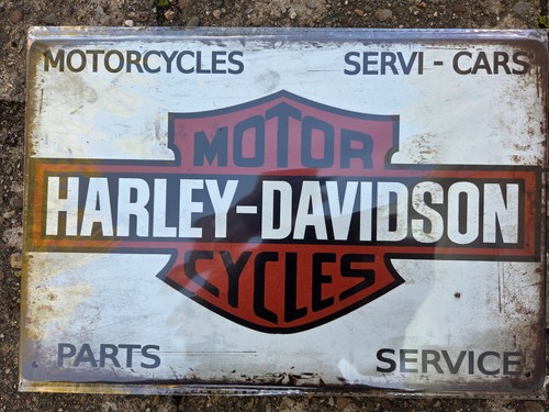 Blechschild harley davidson - davidson, 30