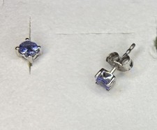 Tansanit Ohrstecker 925er