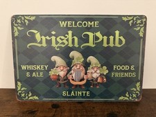 Blechschild IRISH PUB WHISKEY