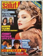 MADONNA SANDRA MODERN TALKING THE CURE französische Zeitschrift SALUT 1986