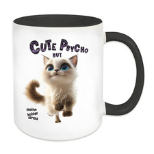 Lustige Sprüche Tasse, Katze