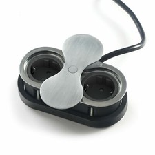 Schuko Doppelsteckdose Push to