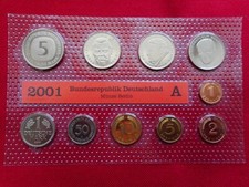 Deutschland KMS 1999+2000+2001 A/D/F/G/J stempelglanz-bitte auswählen