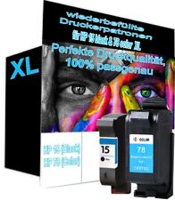 HP 15 & 78 wiederbefüllte