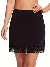 Jersey Unterrock mit Spitze