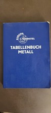 Tabellenbuch Metall 30. Auflage 1978 Europa Lehrmittel