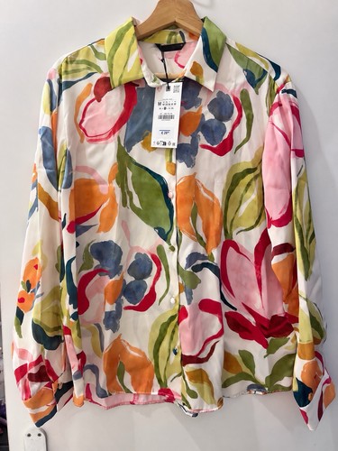 Zara satin blouse - größe, m