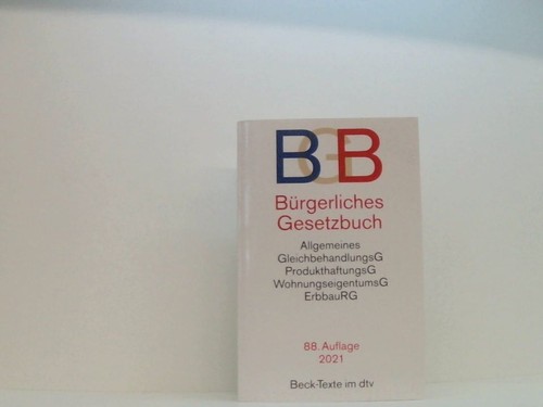 Bürgerliches gesetzbuch bgb - bürgerliches,