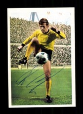 Reinhold Wosab Borussia Dortmund Bergmann Sammelbild  1968-69 Orig Sign+A 244395