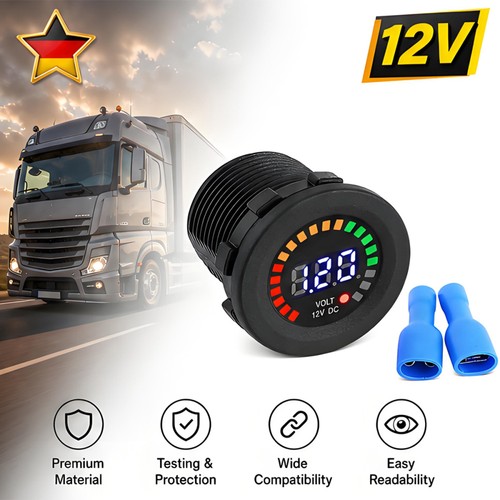 12v led voltmeter - 12v,