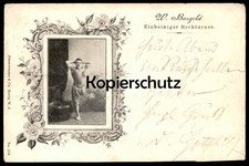 ALTE POSTKARTE TURNER H. BARGOLD EINBEINIGER RECKTURNER REICHSHALLENTHEATER ERFU
