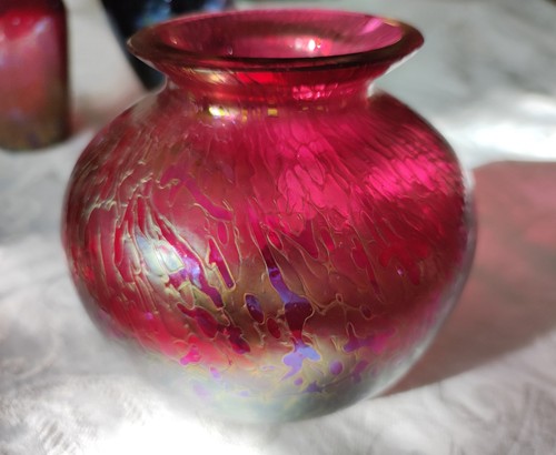 Royal brierley glass kugelvase - royal,