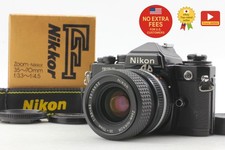 [N NEUWERTIG] Nikon FE2 schwarze analoge Kleinbildkamera + Ai-s 35-70 mm f3.3...