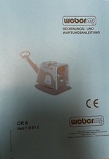 Weber CR 8 Rüttelplatte