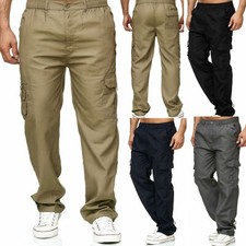 Herren Cargo Hose  Stoffhose