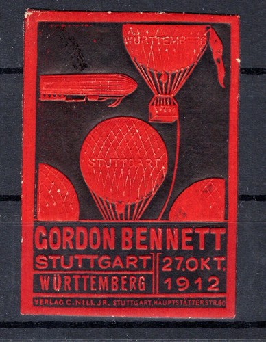 Zeppelin flugpost 1912 gordon - zeppelin/flugpost,