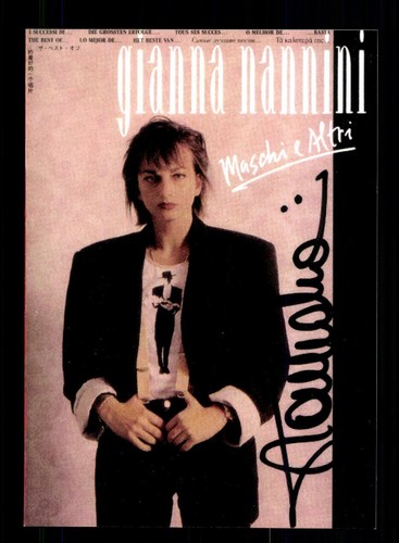 Gianna nannini autogrammkarte - gianna,