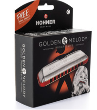 Hohner Golden Melody Mundharmonika (Mundorgel/Harfe) alle Tasten verfügbar kostenlos UK P&P
