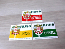 3 Bieretiketten Brauerei Russ aus Knetzgau  BE 72 Serie Ki  11 - 2025