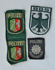 Konvolut polizei aufnäher bgs - aufnäher,