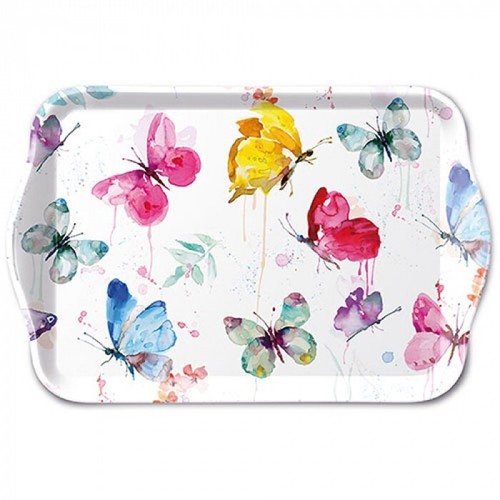 Tablett 13x21 butterfly - 13x21, "butterfly